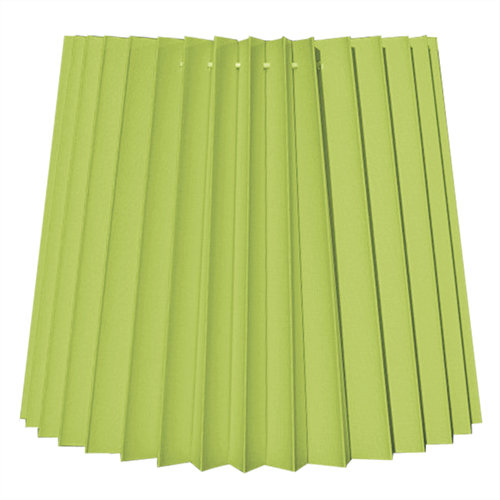 Plissé cylinder 31x33x38 LNF lime bomuld uden låg